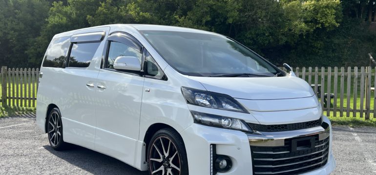 2013 TOYOTA VELLFIRE 3.5 V6 G’S GAZOO SPORT EDITION, 18 SPEAKER SURROUND SOUND, 1 OWNER IN JAPAN!